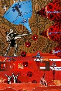 KEEP YOUR RAZOR SHARP, MIXED MEDIA COLLAGE  By Mansa Mussa
