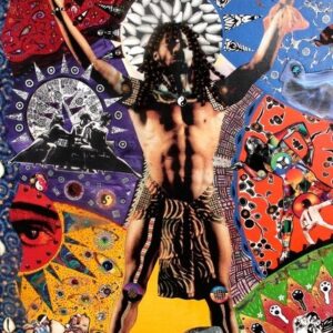 MERIDIAN, MIXED MEDIA COLLAGE ON CANVAS By Mansa Mussa